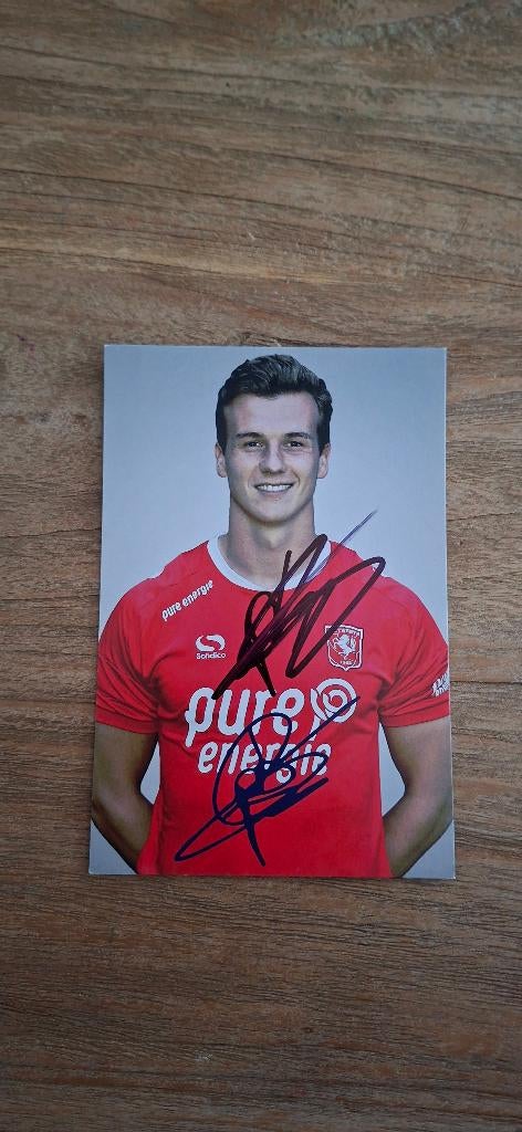 Spelerskaart met handtekening; Peet Bijen # FC Twente, Verzenden, Nieuw, F.C. Twente, Spelerskaart