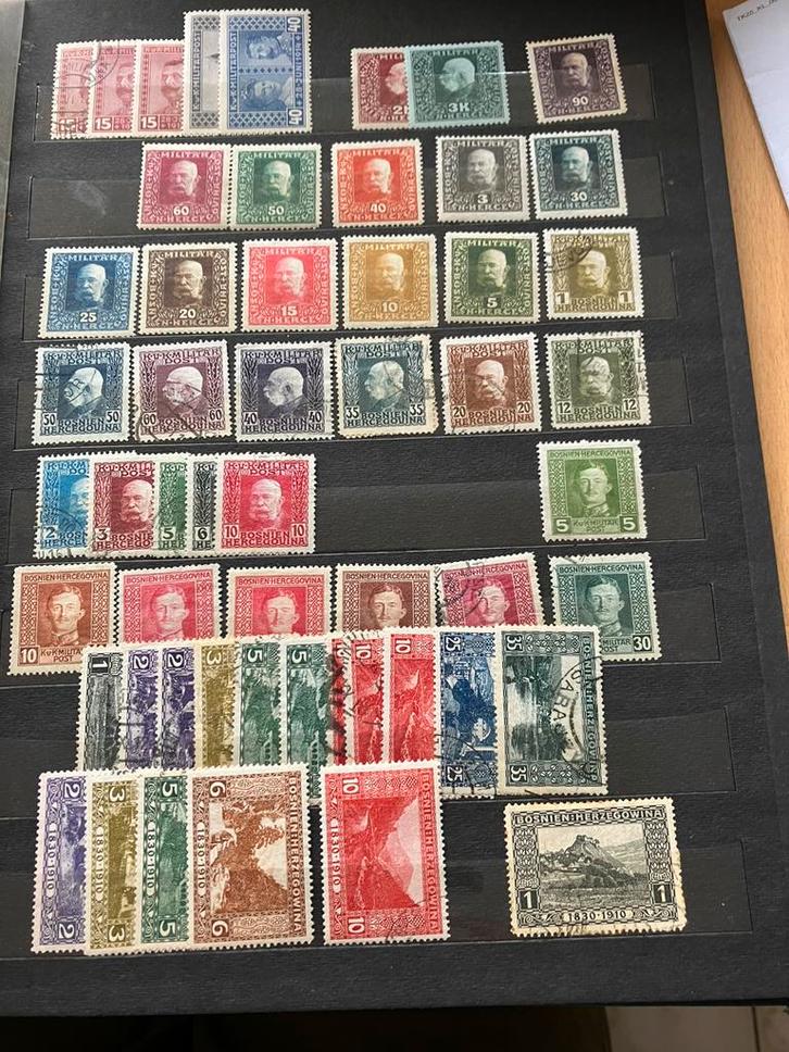 Oostenrijk oude verzameling vnl gebruikt veel port en dienst, Postzegels en Munten, Postzegels | Volle albums en Verzamelingen