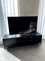 Zwart Metalen Industrieel TV Meubel, Ophalen, 150 tot 200 cm, Zo goed als nieuw, Minder dan 100 cm