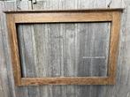 Hardhouten spiegellijst, Gebruikt, Ophalen of Verzenden, 100 tot 125 cm, Minder dan 100 cm