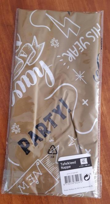 Nieuwjaar * Plastic Tafelkleed * Nieuw beschikbaar voor biedingen