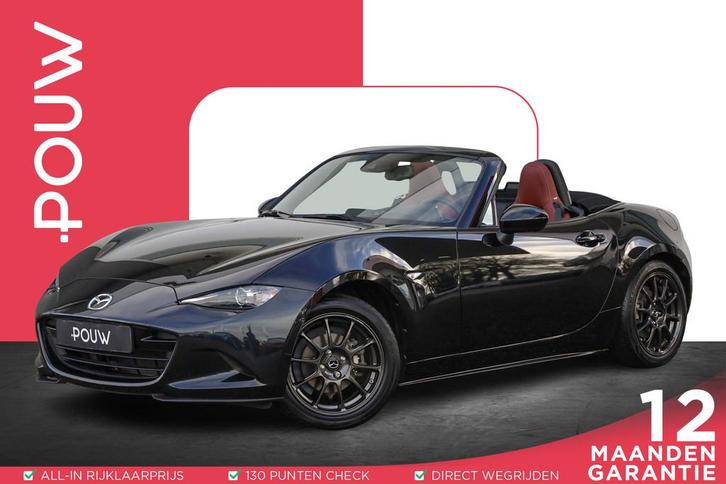 Mazda MX-5 1.5 SkyActiv-G 132pk Signature | Stoelverwarming, Auto's, Mazda, Bedrijf, Te koop, MX-5, ABS, Achteruitrijcamera, Airbags