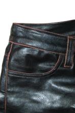 4e gratis! INDIAN ROSE faux leather broek, pantalon, Mt. XS, Kleding | Dames, Broeken en Pantalons, Verzenden, Zwart, Zo goed als nieuw