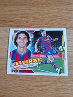 Panini Sticker Zlatan Ibrahimovic Barcelona Liga 2010/11, Ophalen of Verzenden, Zo goed als nieuw, Buitenlandse clubs, Poster, Plaatje of Sticker