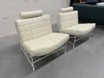2 Nieuw Volare Fauteuil Leer wit Wapiti Sabaku Design stoel, Huis en Inrichting, Fauteuils, Leolux, Nieuw, Ophalen of Verzenden