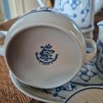 Jager Blue Saks koffiepot en roomstel op schotel, Huis en Inrichting, Keuken | Servies, Overige typen, Ophalen of Verzenden, Zo goed als nieuw