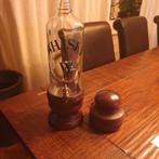 Mooie whiskey karafr met hout, Ophalen of Verzenden