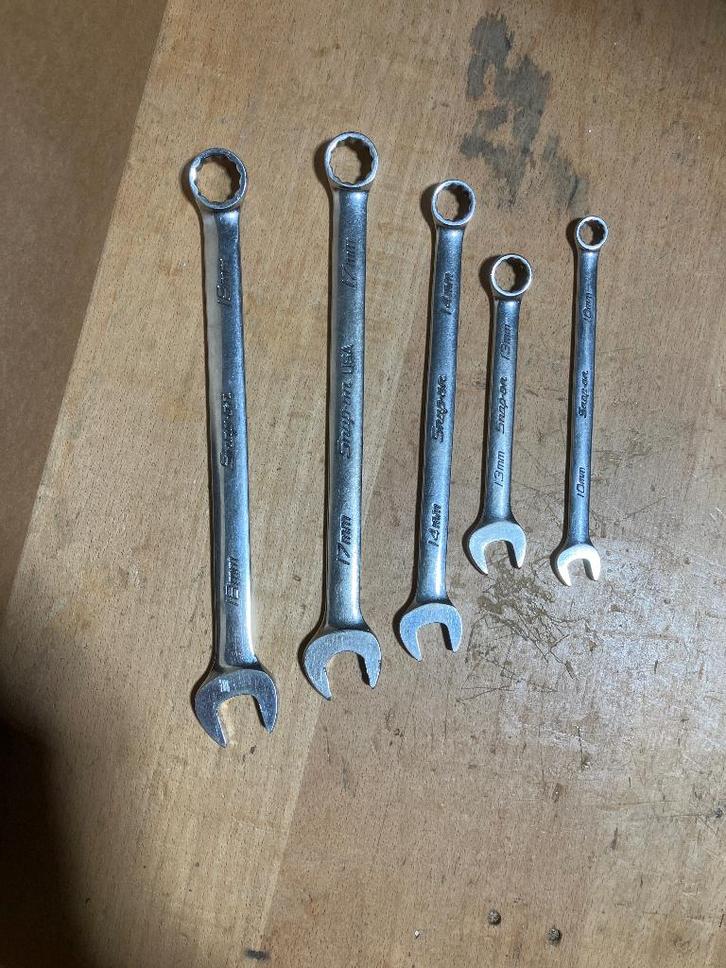 Snap-on ringsteeksleutels, Doe-het-zelf en Verbouw, Gereedschap | Handgereedschap, Zo goed als nieuw, Ophalen of Verzenden