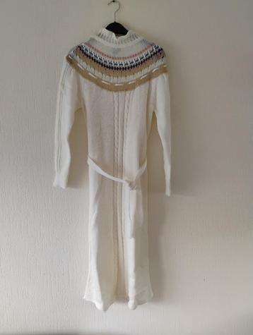 Room Witte jurk acryl maat 36 met details in roze en blauw beschikbaar voor biedingen