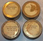 4 jaren 50 kartonnen (school)verkeerspuzzels in blikjes, Antiek en Kunst, Ophalen of Verzenden