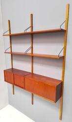 Vintage jaren 60 Deens teak Royal System modulaire kast, Ophalen, Gebruikt, Met deur(en), 150 tot 200 cm