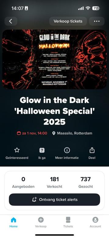 Glow in the Dark halloween special beschikbaar voor biedingen