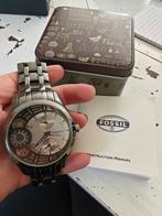 Fossil twist horloge met stalen band, Overige merken, Staal, Staal, Ophalen of Verzenden