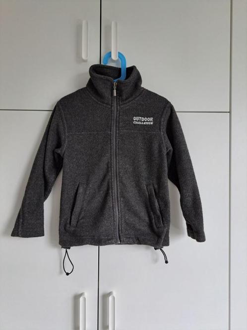Fleece trui met rits - Outdoor Challenge - maat 116, Kinderen en Baby's, Kinderkleding | Maat 116, Gebruikt, Jongen, Trui of Vest