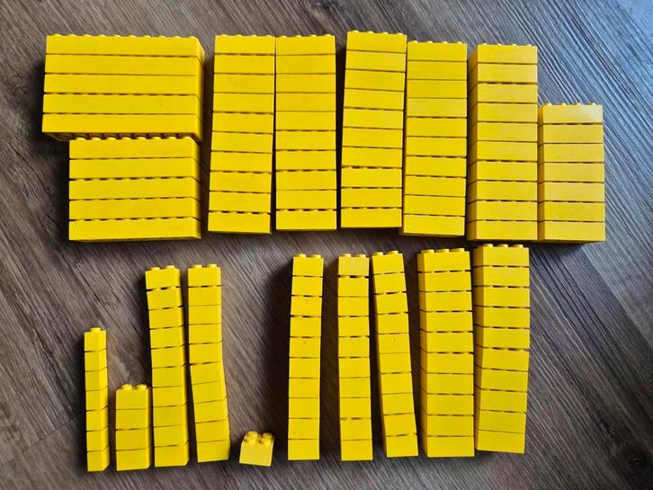 Basisset Lego geel, Kinderen en Baby's, Speelgoed | Duplo en Lego, Gebruikt, Lego, Losse stenen, Ophalen