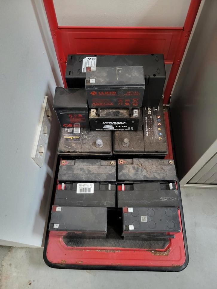 Oude accu’s; totaal ca. 80 kg; recycling of onderdelen, Auto-onderdelen, Accu's en Toebehoren, Gebruikt, Ophalen
