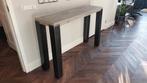 4 Stalen poten tbv  tafel , afm 90x10x10cm, Huis en Inrichting, Tafels | Sidetables, Ophalen of Verzenden, 25 tot 50 cm, Rond