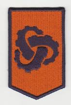 Embleem DMO (Defensie Materieel Organisatie) (kleur, DT2000), Verzenden, Landmacht, Nederland, Embleem of Badge