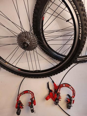 Mountainbike velgen 26 inch , nieuwe banden en Magura remmen beschikbaar voor biedingen