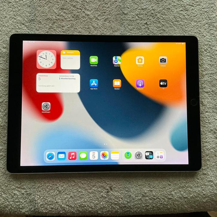 iPad pro 12,9, Computers en Software, Apple iPads, Gebruikt, Apple iPad Pro, Wi-Fi en Mobiel internet, 12 inch, 128 GB, Grijs