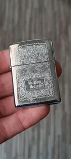 Vintage Marlboro Medium Zippo Aansteker 1995, Ophalen of Verzenden, Gebruikt, Aansteker