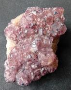Paarse Cluster fantoom Fluoriet kristallen Okorusu, Namibië, Verzamelen, Mineralen en Fossielen, Ophalen of Verzenden, Mineraal