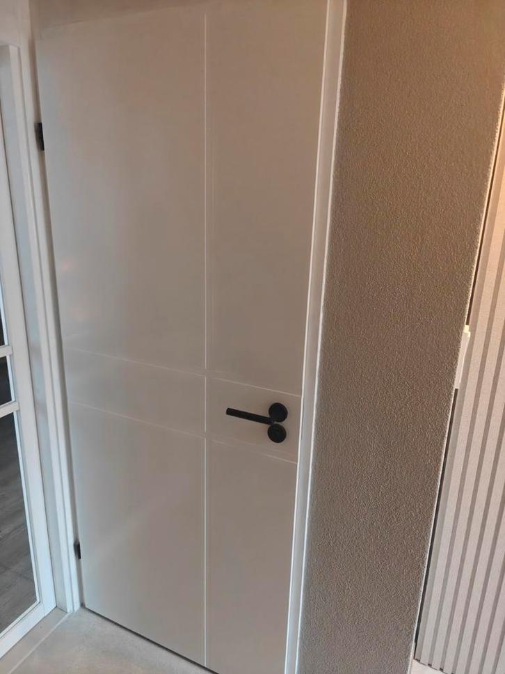 Svedex Binnendeur Opdek 830x2015mm - Wit, Doe-het-zelf en Verbouw, Deuren en Horren, Binnendeur, 200 tot 215 cm, Ophalen