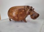 handwerk handgemaakte houten nijlpaard, Ophalen of Verzenden