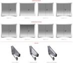 Garagedeur Draaipoorten op Maat Poort Dubbelvleugelig Deur, Verzenden, 120 cm of meer, Metaal, 200 tot 215 cm