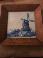 Delfts blauw tegeltje sphinx j. Christophe molen, Antiek en Kunst, Ophalen of Verzenden