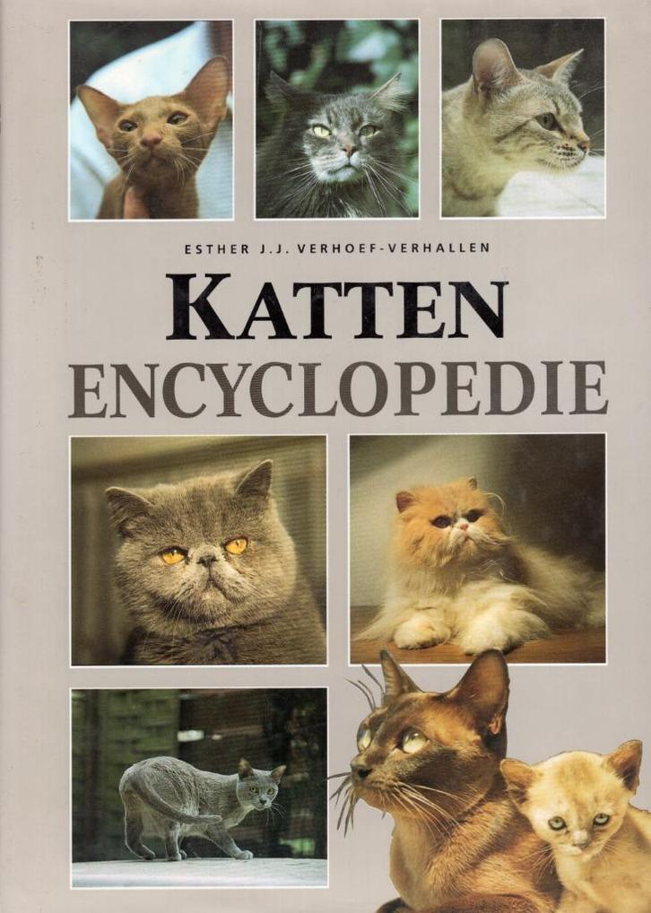 Katten Encyclopedie - Esther J.J. Verhoef BOEK 9789036610759, Boeken, Dieren en Huisdieren, Zo goed als nieuw, Katten, Ophalen of Verzenden