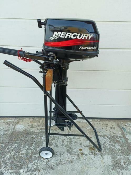 Mercury | 5 pk | 4 takt | Langstaart, Watersport en Boten, Buiten- en Binnenboordmotoren, Gebruikt, Benzine, Buitenboordmotor