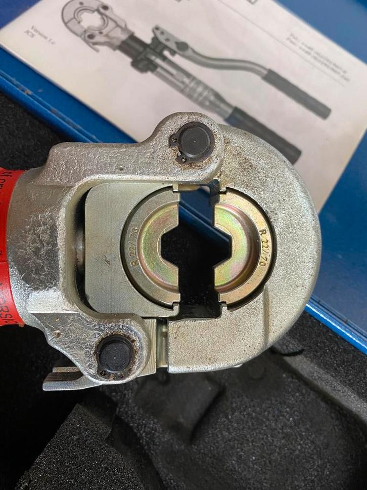 Klauke Perstang 50-150mm2 - Krachtige Kabelverbindingen, Doe-het-zelf en Verbouw, Gereedschap | Handgereedschap, Gebruikt, Ophalen of Verzenden