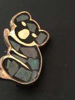 VERGULDE  broche  Koala en opaal, Goud, Overige materialen, Minder dan 4 cm, Met edelsteen