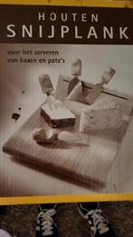 Houten Snijplank met Kaasmesjes, Ophalen of Verzenden, Nieuw