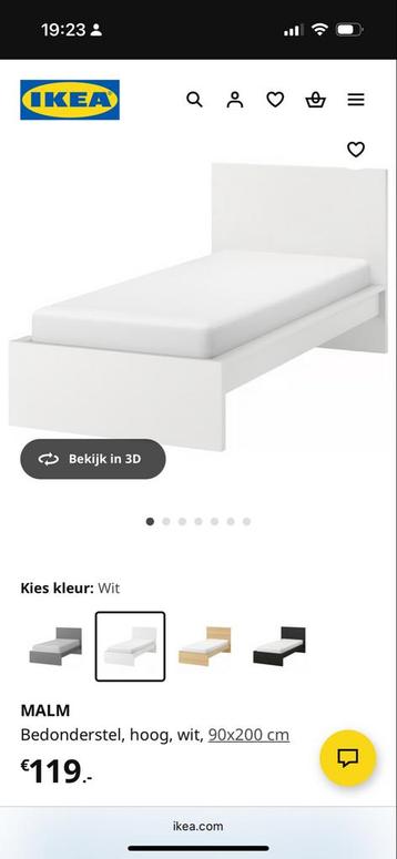 IKEA Malm Bed + Lattenbodem - Duiven - afbeelding 1