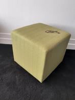 Groene poef - kubus, 46cm, Ophalen, Minder dan 50 cm, Gebruikt, Vierkant