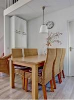 Eettafel met 6 stoelen, Huis en Inrichting, Ophalen, Gebruikt, 4 tot 6 stoelen