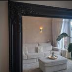 Grote zwarte spiegel passpiegel, Huis en Inrichting, Woonaccessoires | Spiegels, Ophalen of Verzenden, Zo goed als nieuw, Rechthoekig