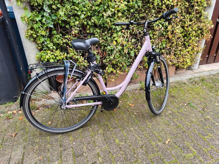 Winora Hollywood N7 - Roze Damesfiets, Fietsen en Brommers, Fietsen | Dames | Damesfietsen, Gebruikt, Overige merken, Versnellingen