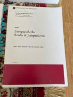 Europees Recht Reader UvA 2022-2023, Boeken, Ophalen of Verzenden, Gamma, Zo goed als nieuw, WO