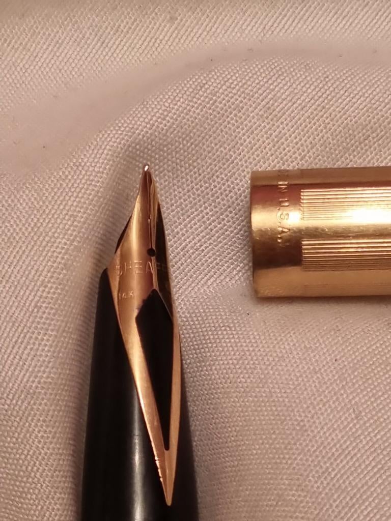 Vintage sheaffer pen pfm met snorkel 14 k punt, Ophalen of Verzenden, Zo goed als nieuw, Balpen, Overige merken