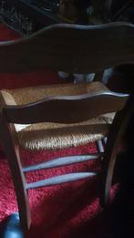 Mooie stoel met armleuning, Huis en Inrichting, Stoelen, Riet of Rotan, Gebruikt, Bruin, Ophalen of Verzenden