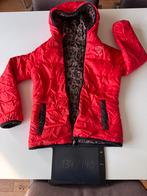 Quapi reversable winterjas rood / panther 134/140, Ophalen of Verzenden, Zo goed als nieuw, Meisje, Jas
