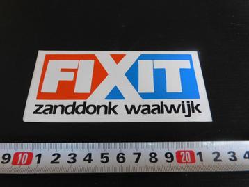 sticker FIXIT Zanddonk Waalwijk  beschikbaar voor biedingen