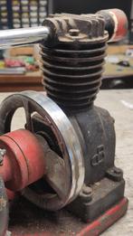 oude compressor van De Backer's, Ophalen