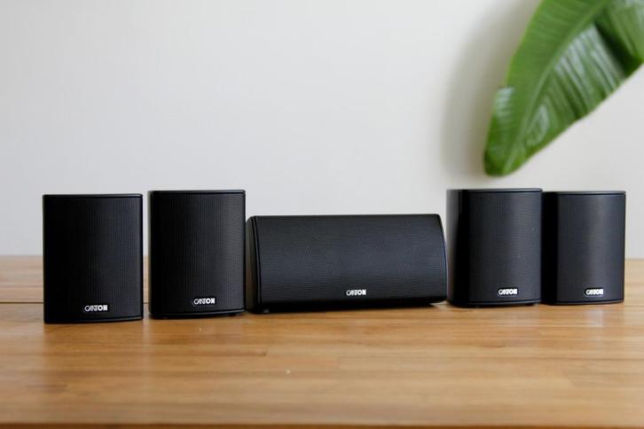 Canton 5.0 surroundsetje, Audio, Tv en Foto, Luidsprekers, Zo goed als nieuw, Surroundset zonder subwoofer, 60 tot 120 watt, Overige merken