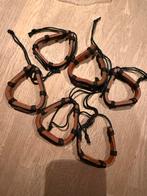 Leren armbanden., Sieraden, Tassen en Uiterlijk, Armbanden, Ophalen of Verzenden, Nieuw, Bruin, Leer