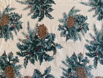 Kerst kleed Dennenappel motief 100% katoen 168 x 140 cm zgan beschikbaar voor biedingen