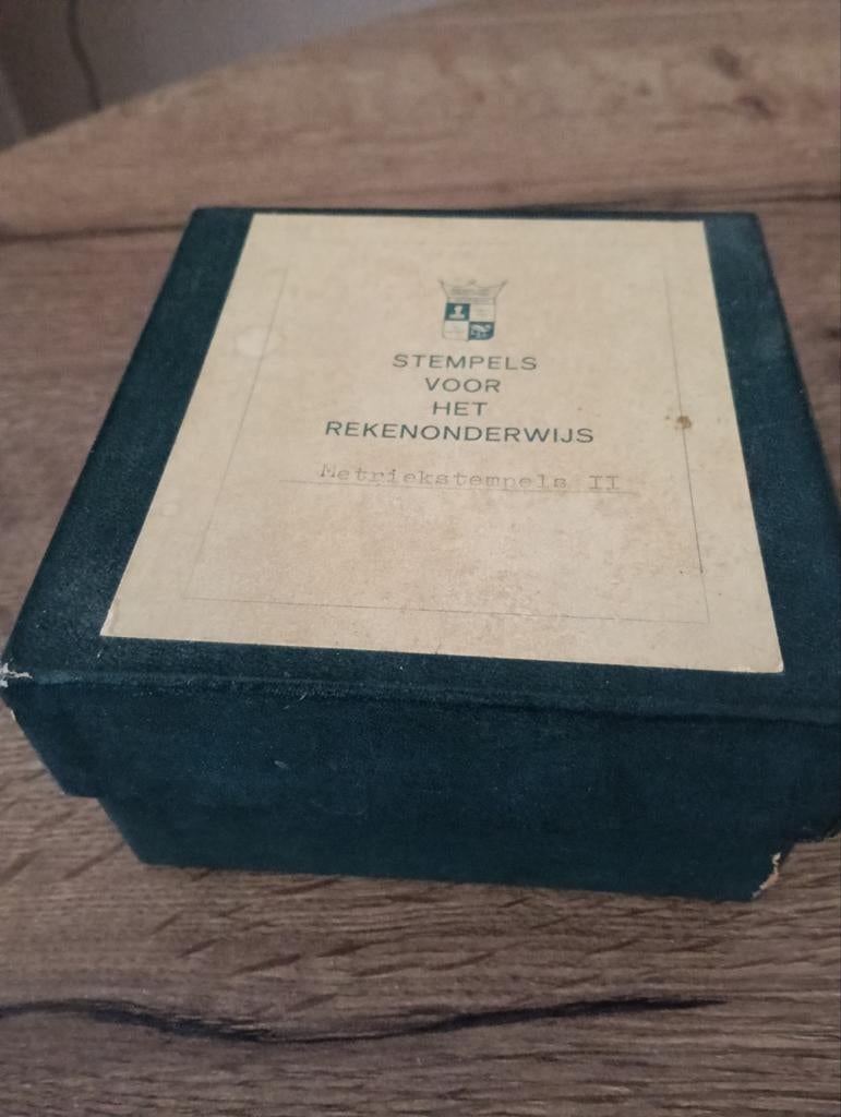 Schoolstempel . Metriekstempel, Antiek en Kunst, Ophalen of Verzenden